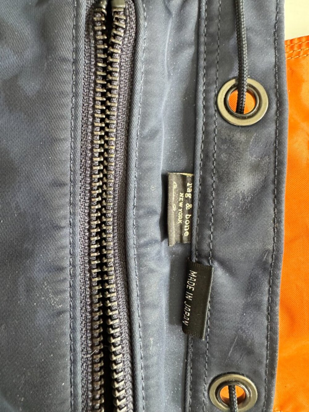 RAG & BONE Porter-Yoshida RARE 2016 Navy Nylon & Leather Backpack Made in Japan - Picture 6 of 14